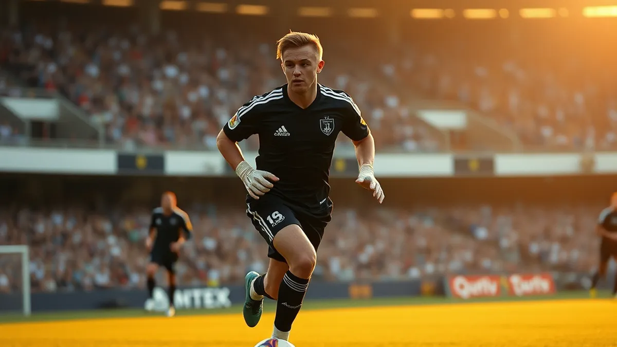 Glentoran's standout keeper: M. Beimers shines in goal
